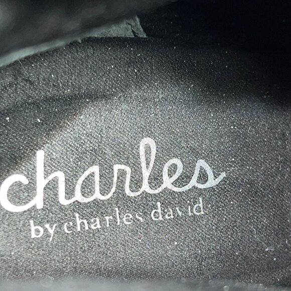 Charles by Charles David Womens Black Ankle Boots Size 10M Heeled Pointed Toe - Picture 9 of 12